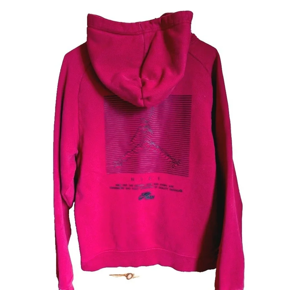 Jordan Hoodie Mens S Red Altitude Pullover Sweatshirt Nike Jumpman Graphic Logo